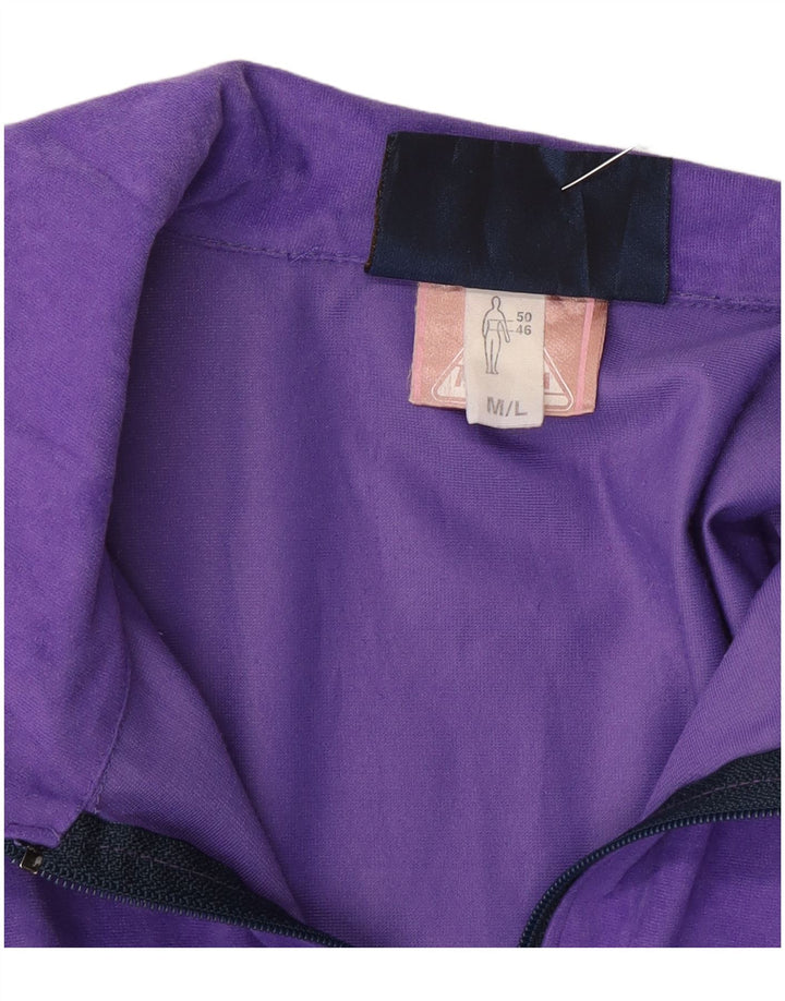 VERTICAL Veste de survêtement en velours pour homme Violet moyen Colourblock