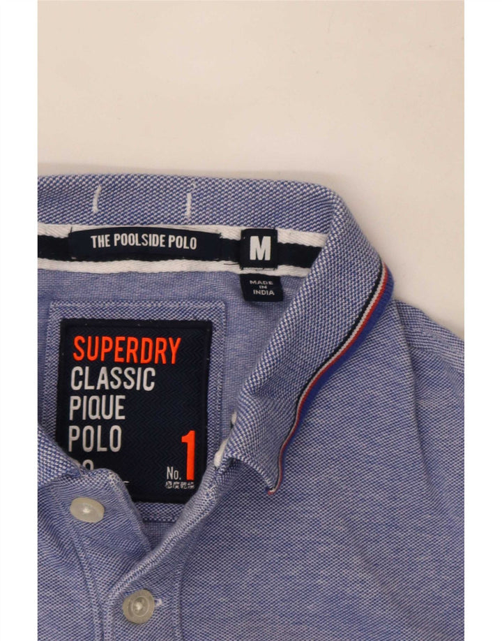 Superdry Polo Homme Rayé Bleu Moyen