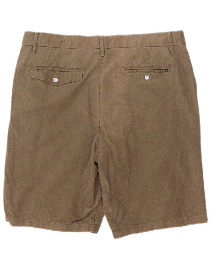 HURLEY Short Chino Homme W34 Large Beige Coton