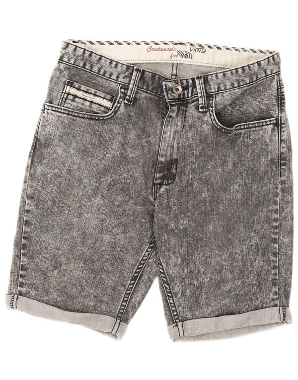Vans Short en jean délavé à l'acide W28 pour femme, gris moyen