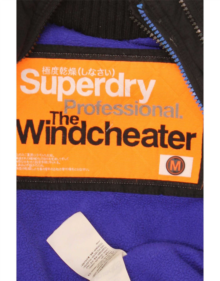 Superdry Veste coupe-vent The Windcheater pour femme UK 14 Medium Noir