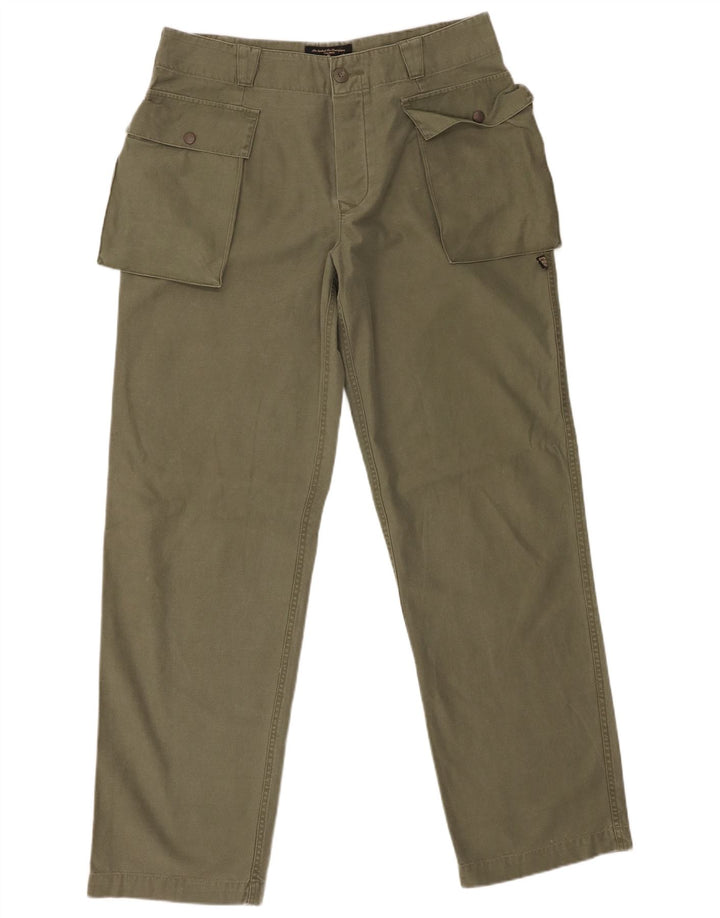 Brogden Pantalon Cargo Droit Homme W33 L33 Vert Coton