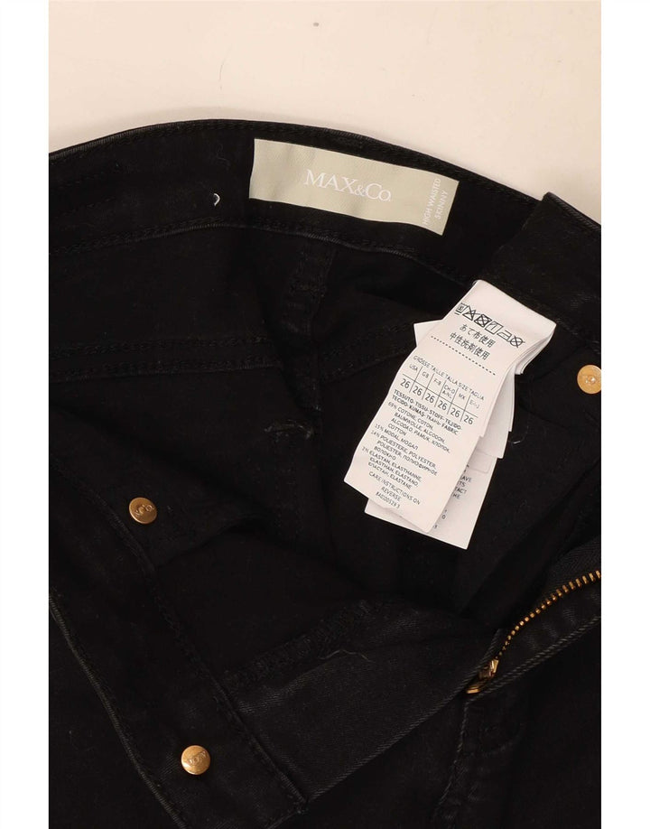 Max & Co. Jean Skinny W26 L27 Femme Noir Coton