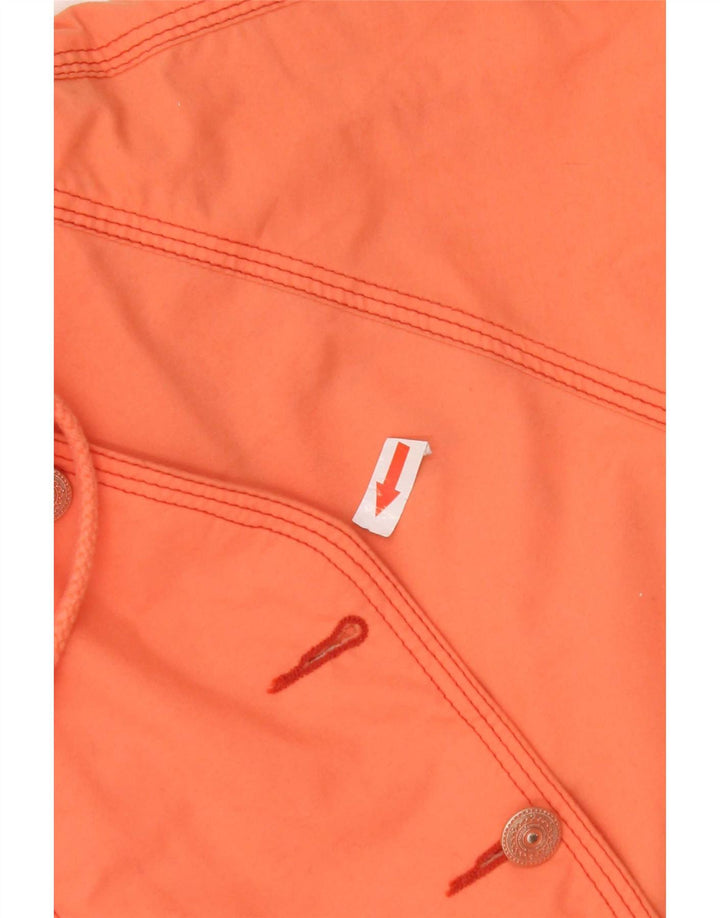 veste de ski vintage filles 11-12 ans nylon orange
