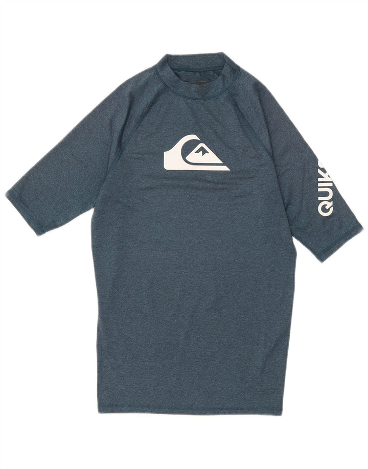 Quiksilver T-Shirt Graphique Homme Petit Bleu
