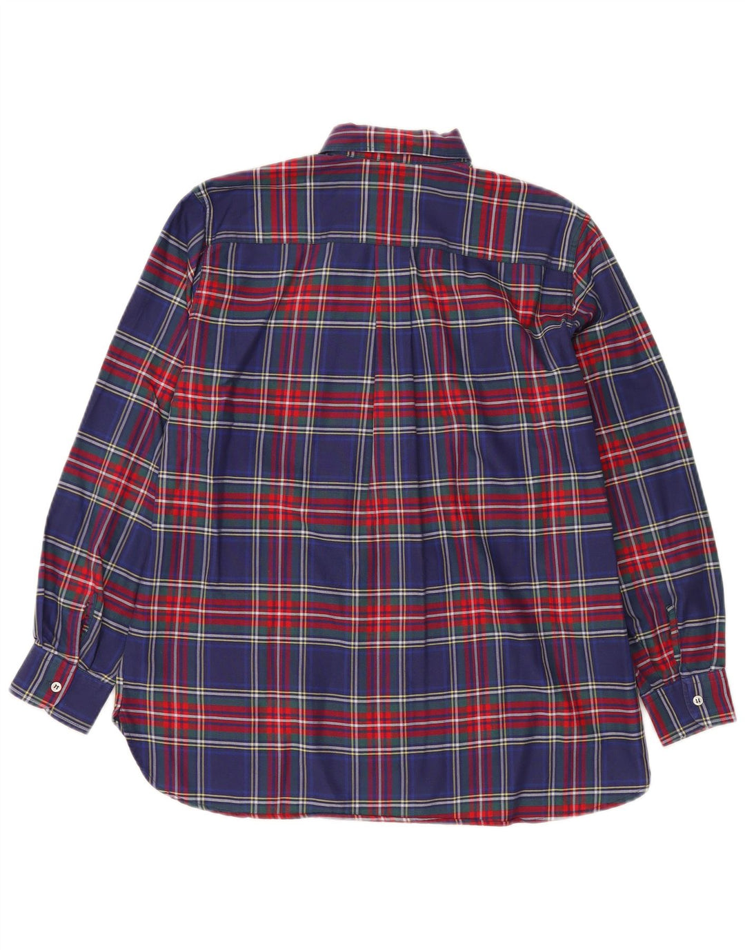 Benetton Chemise Homme Petit Bleu Plaid Coton