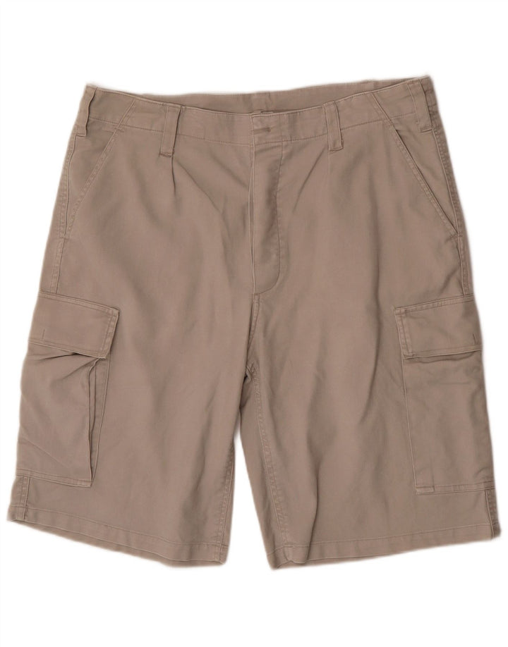 Short Cargo Vintage Homme 2XL W38 Coton Gris
