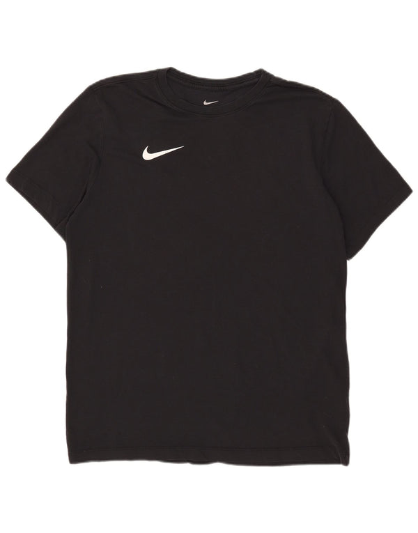 Nike T-shirt Dri Fit pour homme en coton noir moyen