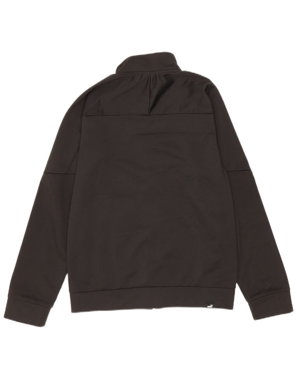 Puma Veste de survêtement graphique garçon 11-12 ans Noir Polyester