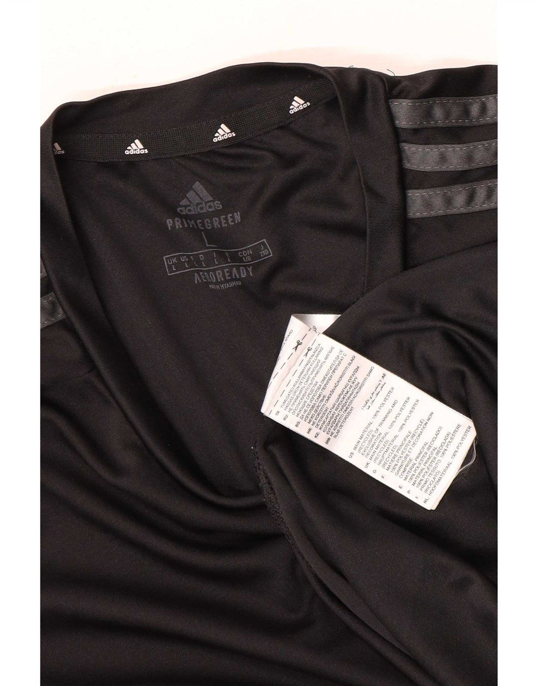 Adidas Hommes Aeroready T-Shirt Haut Grand Noir Polyester