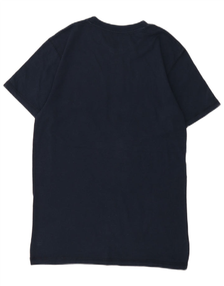 Hard Rock Cafe Hommes Amsterdam Graphique T-Shirt Haut Petit Bleu Marine Coton