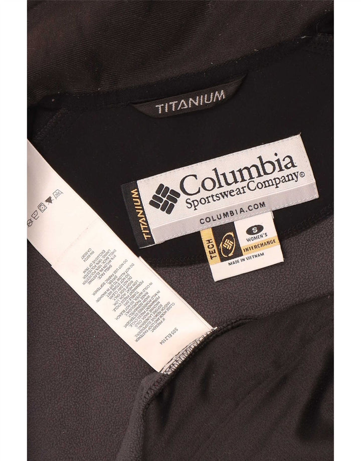 Columbia Womens Interchange Liner Windbreaker Jacket UK 10 Small Black