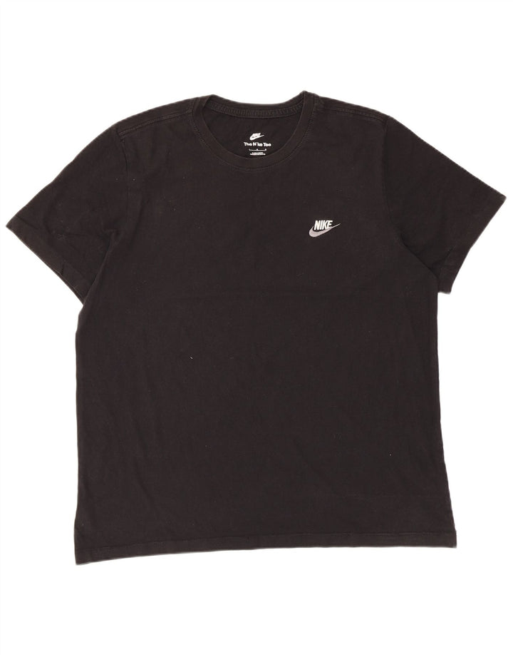 Nike T-Shirt Homme Grand Noir Coton