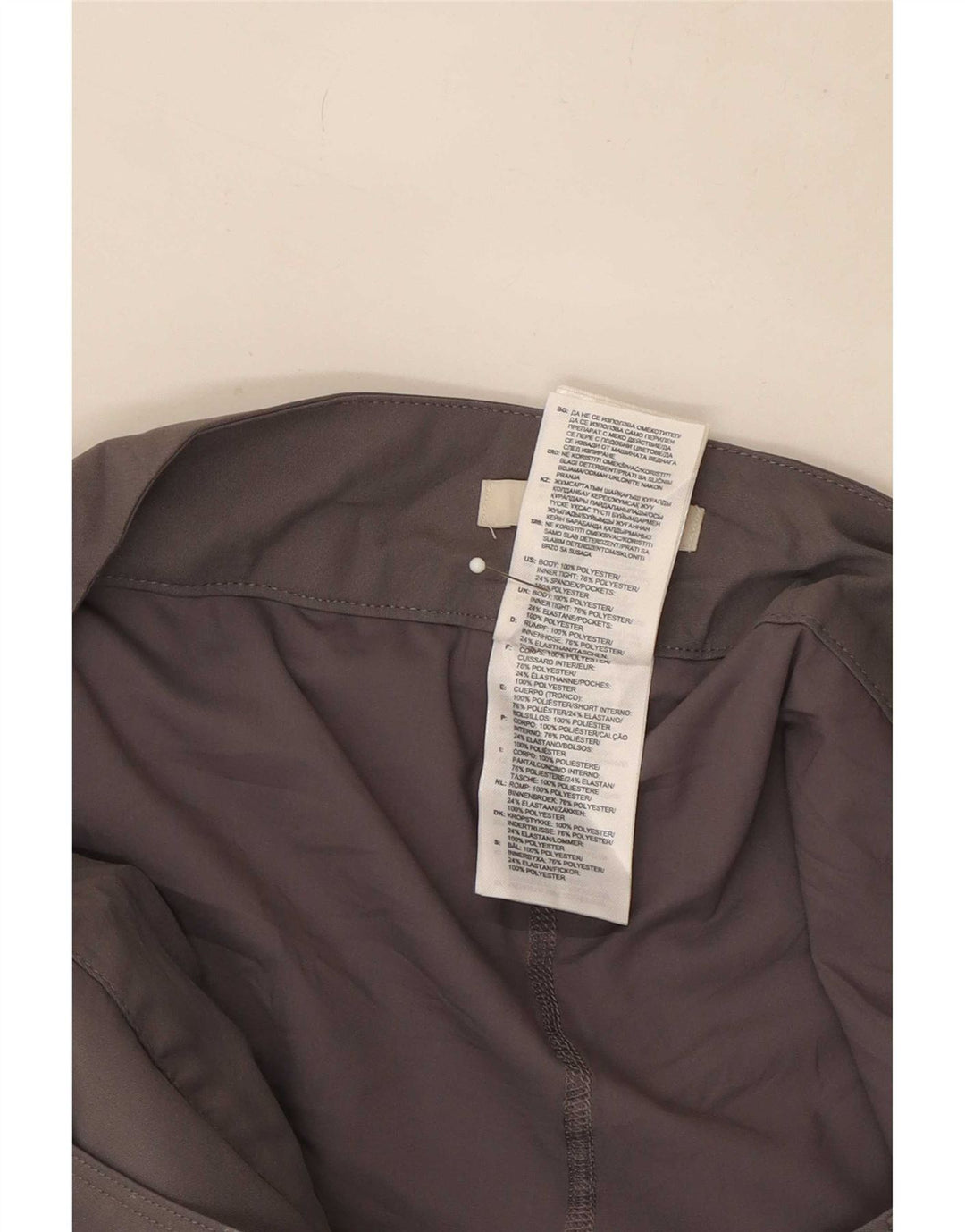 Adidas Mini jupe femme UK 14 Large W32 Gris Polyester
