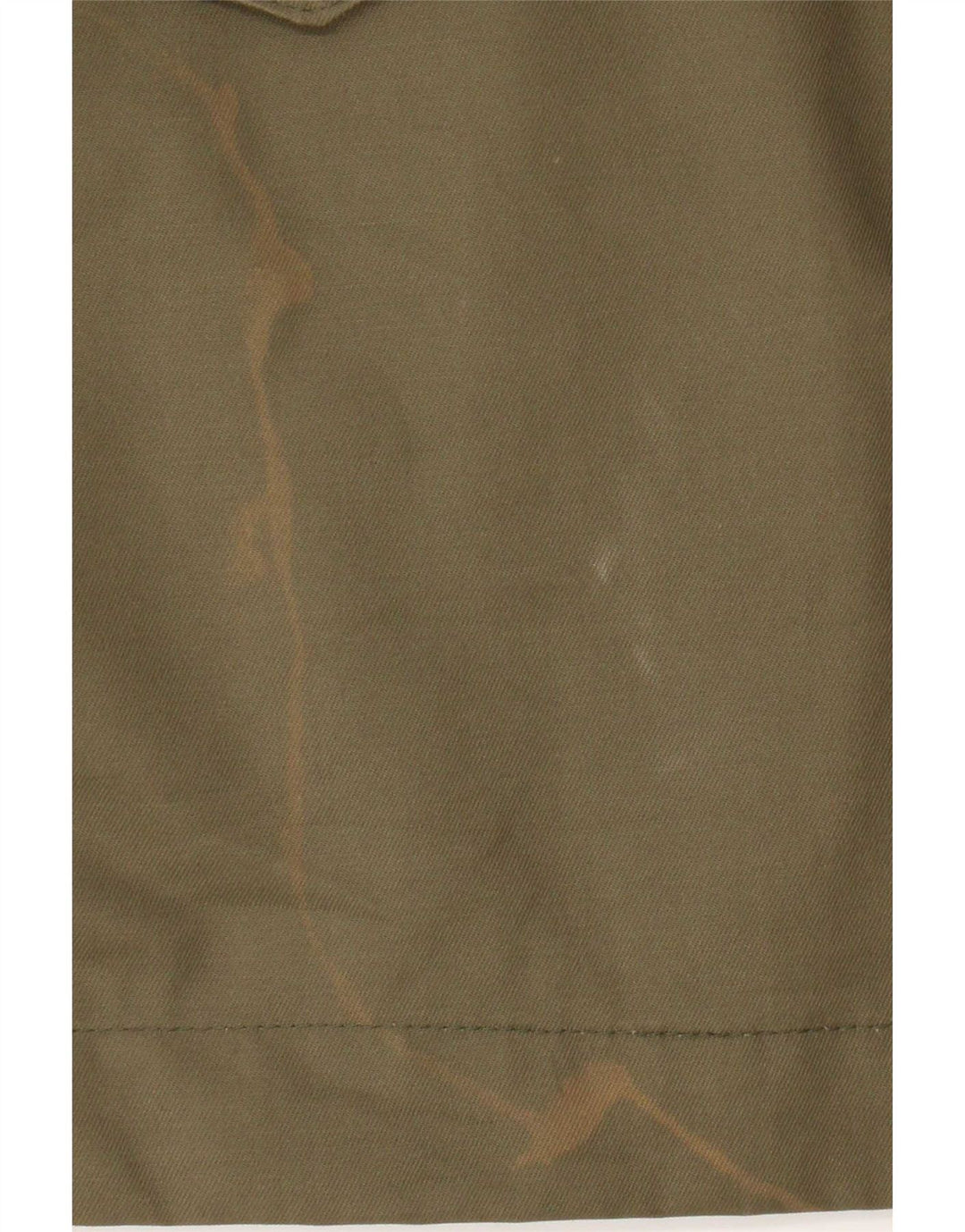 vintage Mens Militaire Pardessus IT 50 Grand Coton Kaki