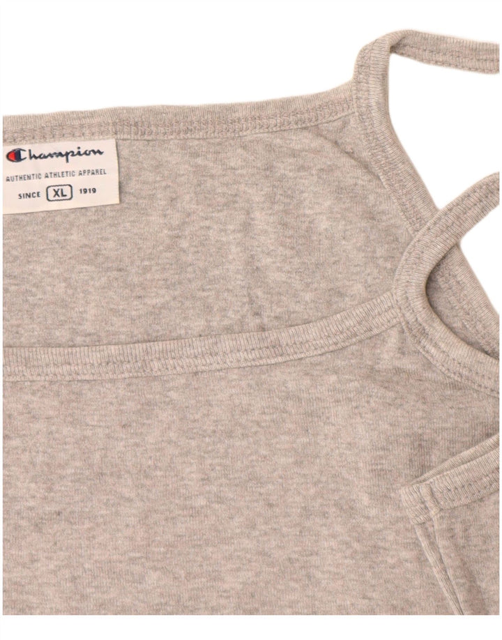 Champion Caraco Fille 13-14 Ans XL Gris Coton