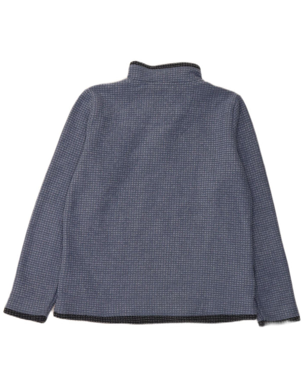 Weird Fish Pull polaire à col zippé pour femme UK 14 Grand Bleu Polyester