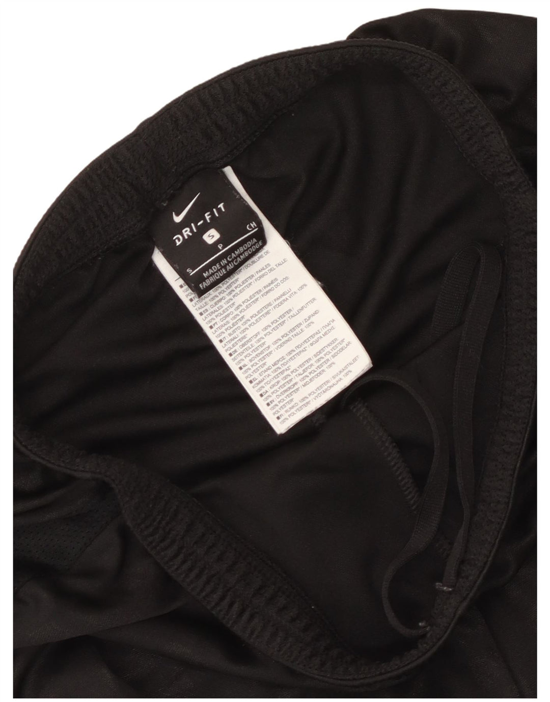 Short de sport Nike Dri Fit pour hommes, petit, noir, polyester