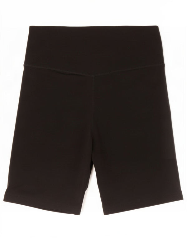 Nike Short de sport Dri Fit pour femme UK 10 Petit Noir Polyester