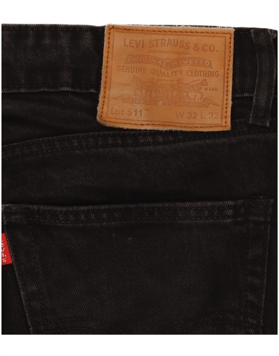 Levi's Jean Slim 511 Homme W32 L32 Noir Coton