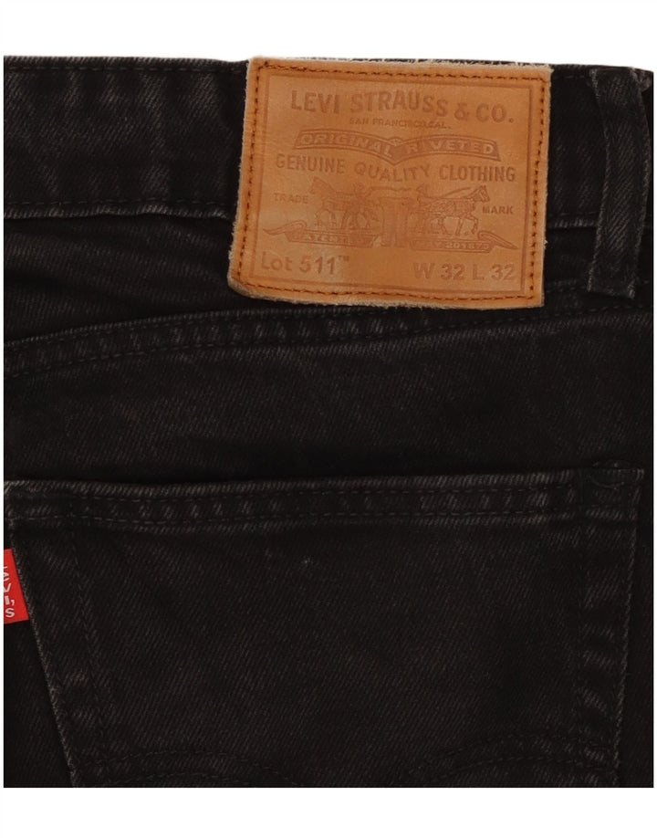 Levi's Jean Slim 511 Homme W32 L32 Noir Coton