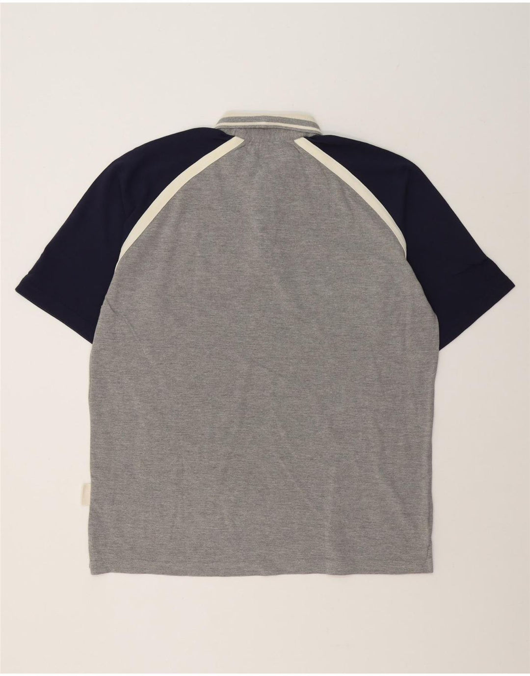 Kappa Polo Homme 2XL Gris Colorblock Coton