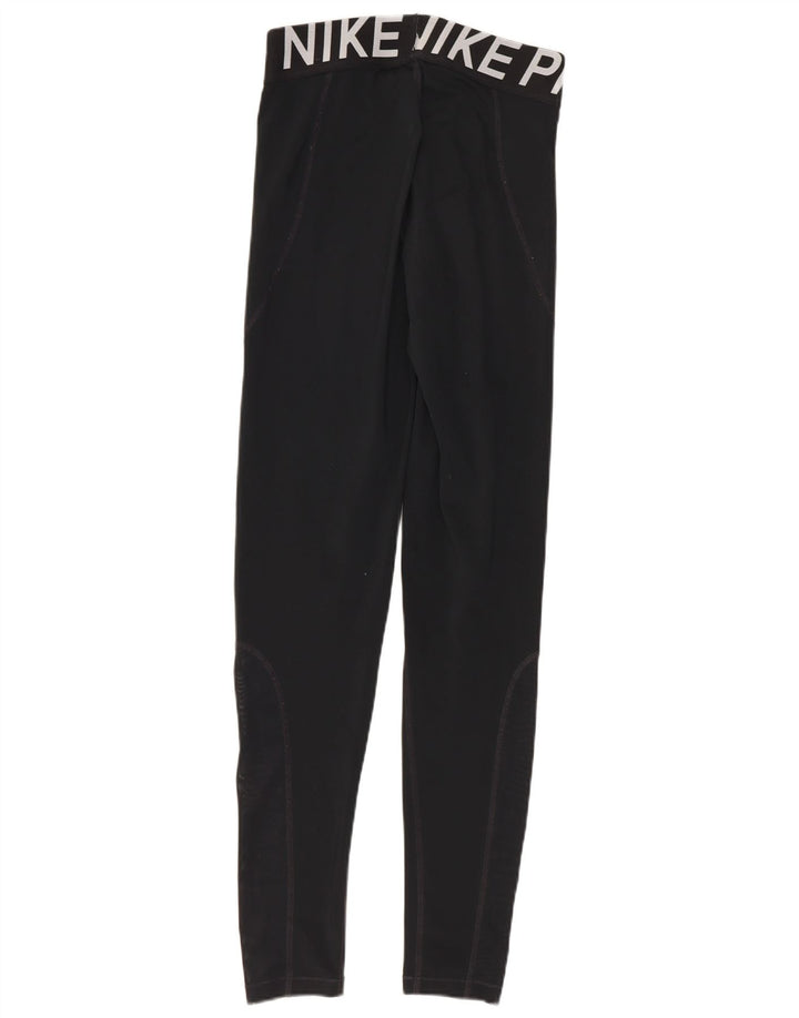 Nike Legging graphique pour femme UK 8 Small Noir Polyester