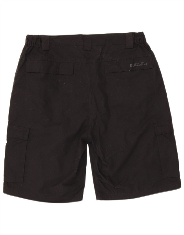 MOUNTAIN WAREHOUSE Short cargo pour hommes W34 Grand coton noir