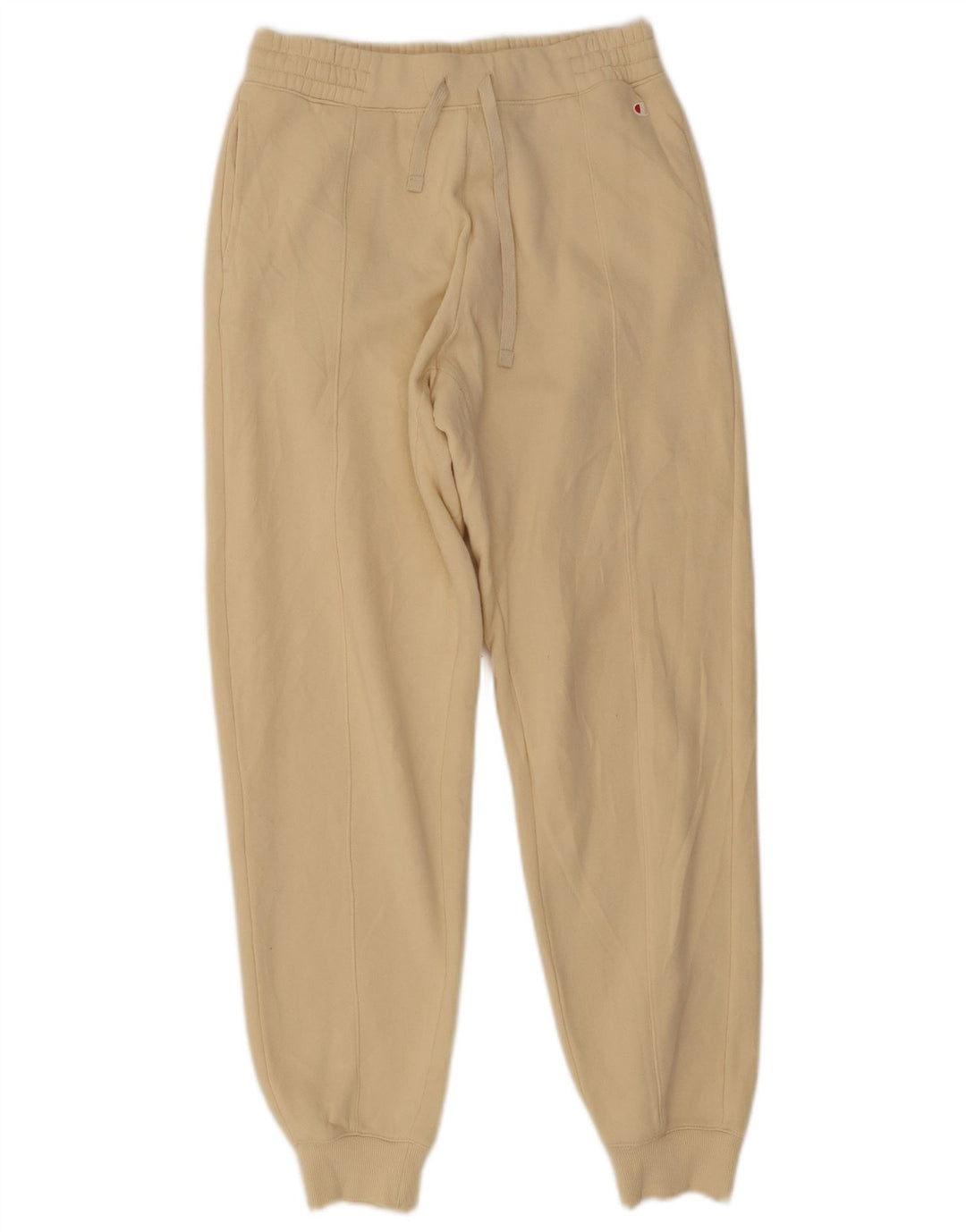 Champion Mens Tracksuit Trousers Joggers Medium Yellow Cotton