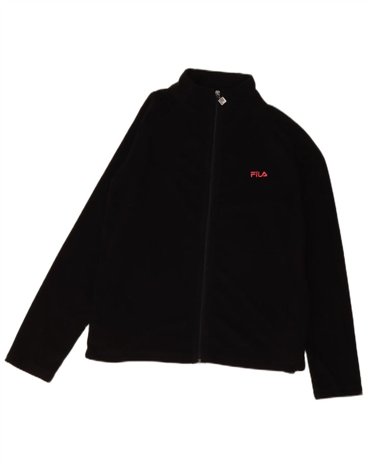 Fila Veste polaire femme UK 16 Large Noir Polyester