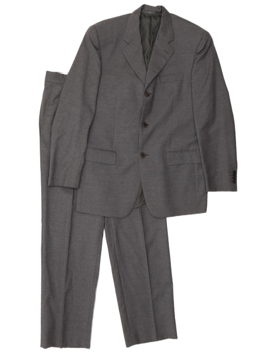 Cerruti 1881 Costume 2 pièces 3 boutons pour homme IT 48 Medium W34 L32 Gris Coton