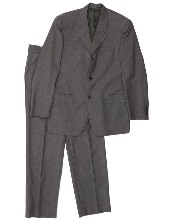 Cerruti 1881 Costume 2 pièces 3 boutons pour homme IT 48 Medium W34 L32 Gris Coton