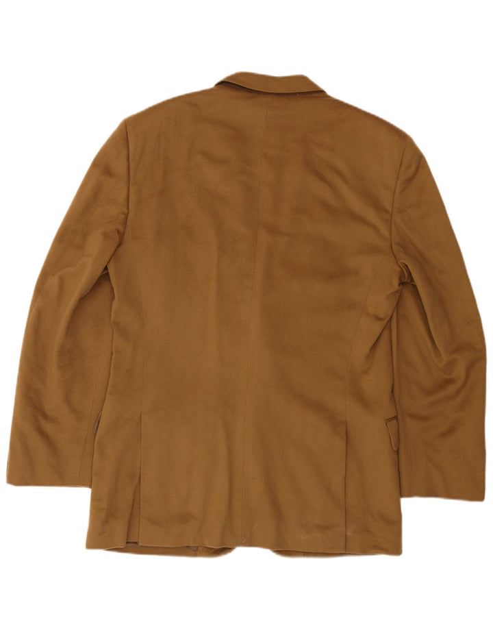 PROFILO Veste Blazer 2 Boutons Homme IT 50 Grand Marron Cachemire