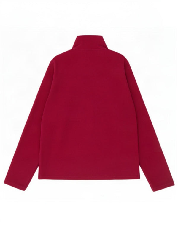 The North Face Pull polaire à col zippé pour femme UK 14 Rose moyen Polyester