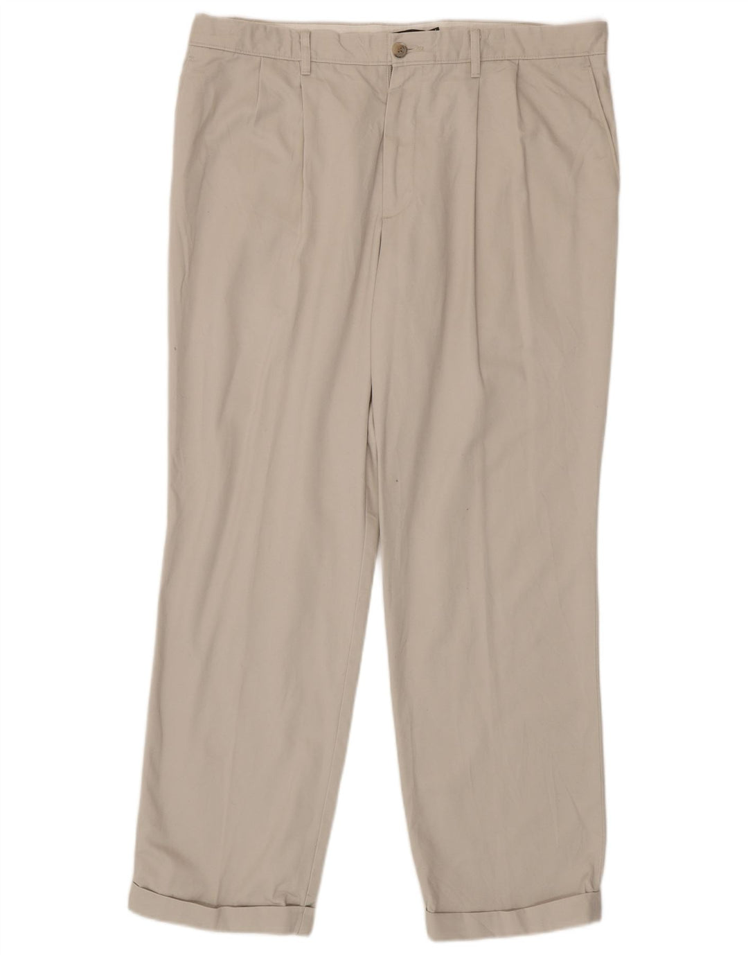 DOCKERS Pantalon Chino Pegged Homme W38 L32 Coton Blanc Cassé