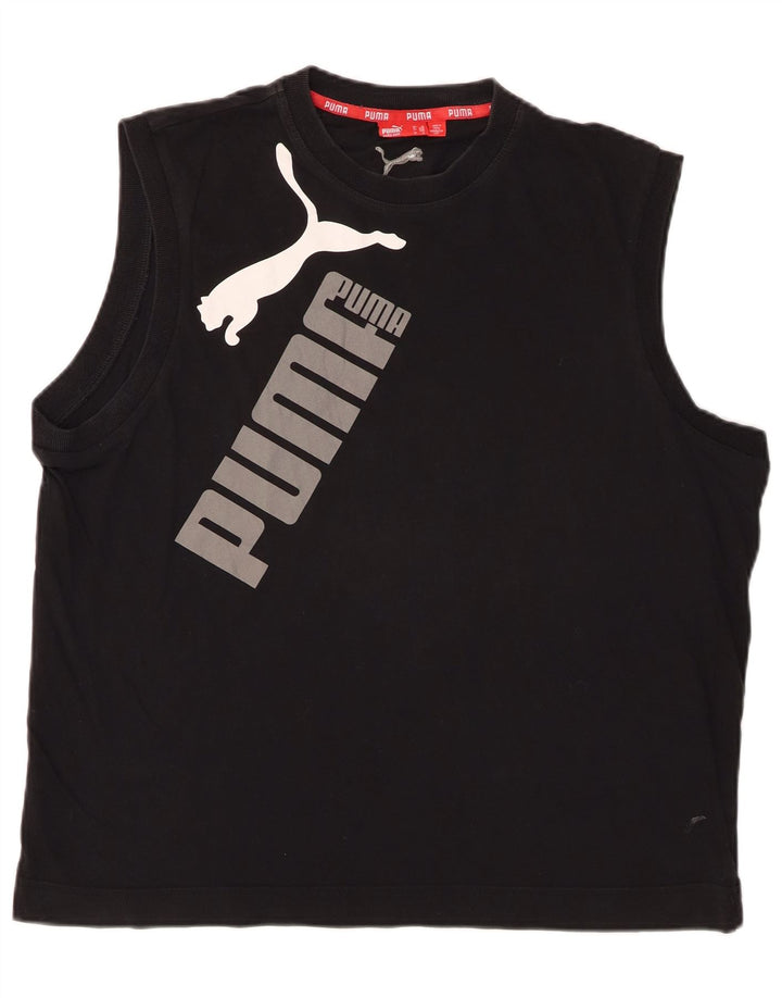 PUMA Débardeur Graphic Homme XL Noir