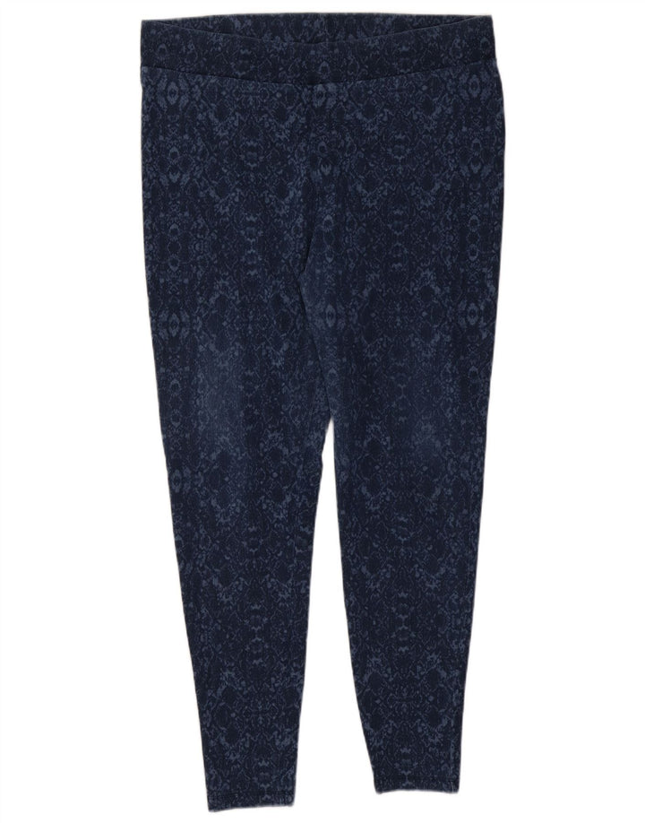 Marks & Spencer Leggings pour femme UK 18 XL Bleu Ikat