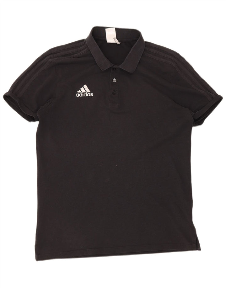 ADIDAS Polo Climalite Homme Grand Noir Coton