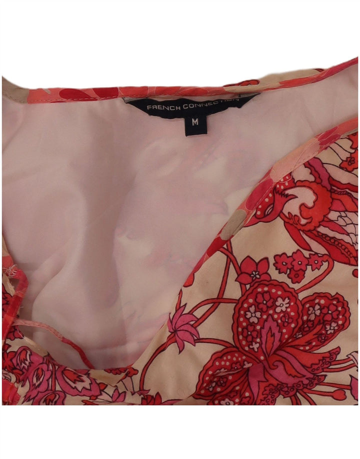 French Connection Haut Asymétrique Femme UK 42 Medium Multicolore Floral