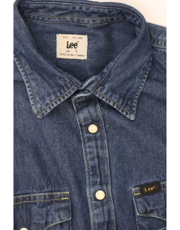 Lee Chemise En Jean Petit Bleu Homme