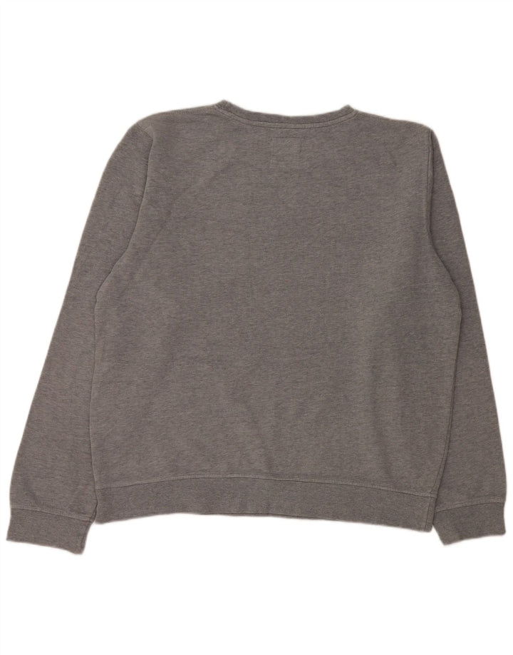 ELEMENT Sweat-shirt graphique pour homme en coton gris Taille L