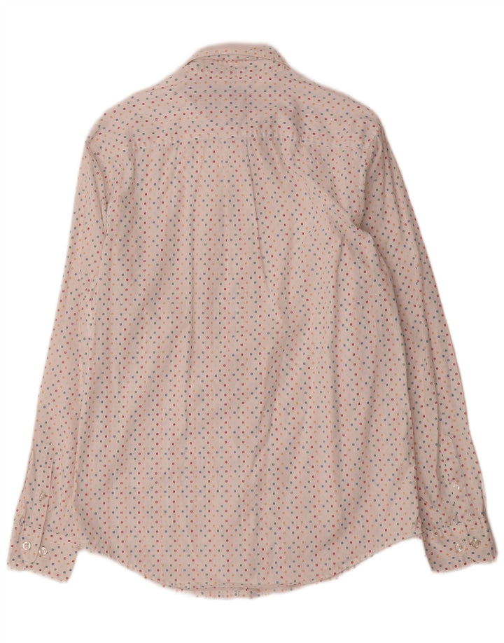 Chemise Homme Penguin Petit Coton Blanc Taché