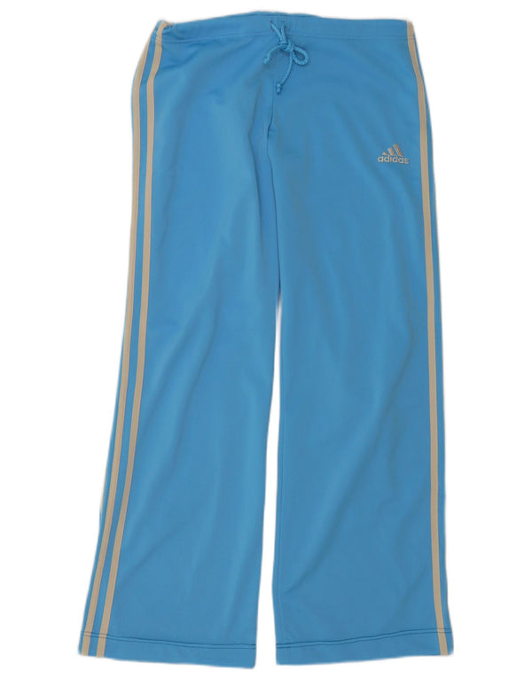 Adidas Pantalon de survêtement large pour femme UK 14 Bleu moyen Polyester