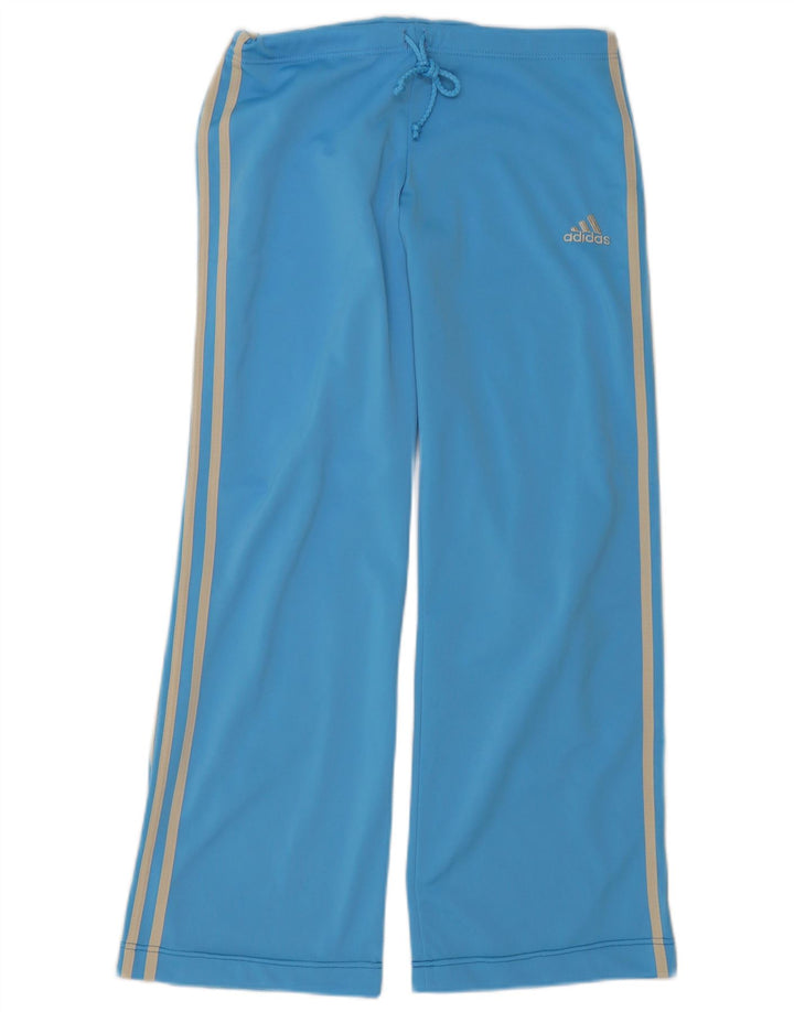 Adidas Pantalon de survêtement large pour femme UK 14 Bleu moyen Polyester