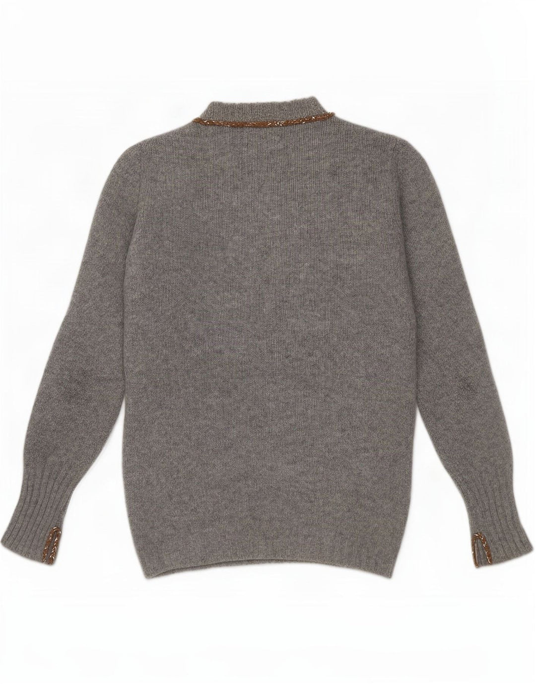 Liapull Pull Col Rond Femme IT 40 Petit Cachemire Gris