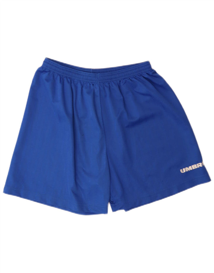 UMBRO Short de sport homme grand bleu polyester