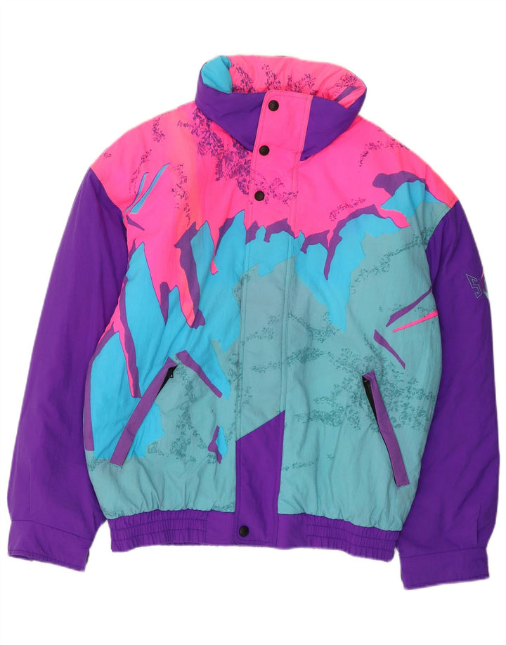 FILA Veste de Ski Coupe Ample Homme IT 48 Medium Multicolore Colourblock