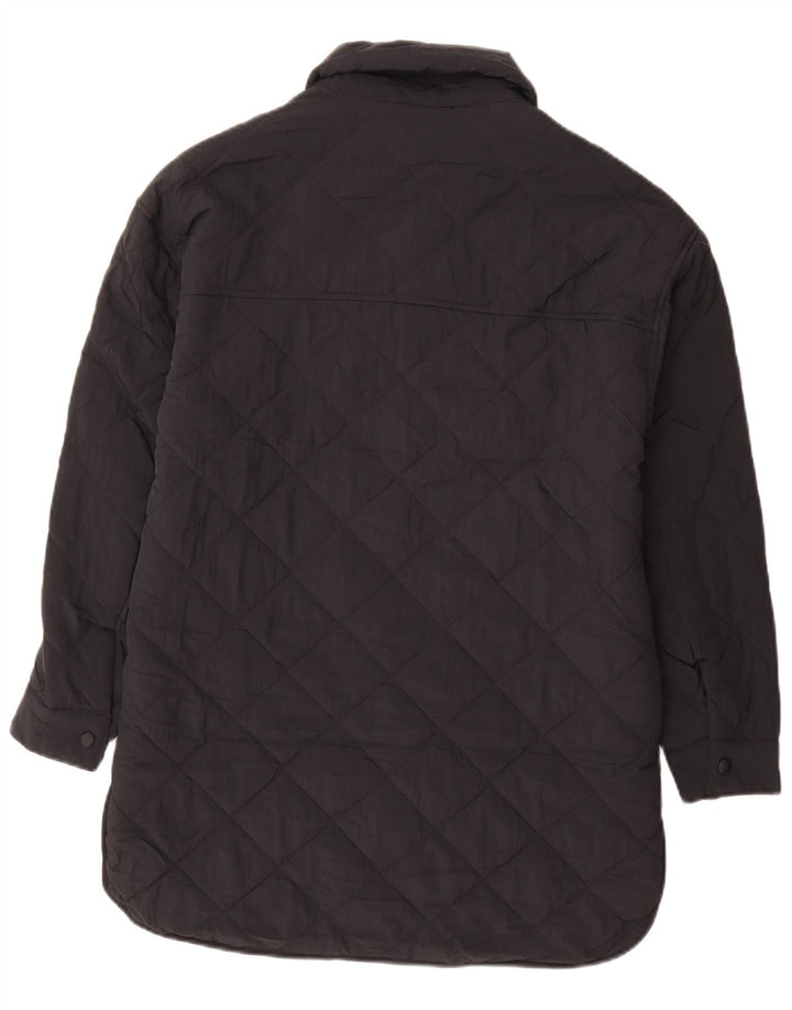 Marks & Spencer Manteau matelassé surdimensionné pour femme UK 6 XS Noir