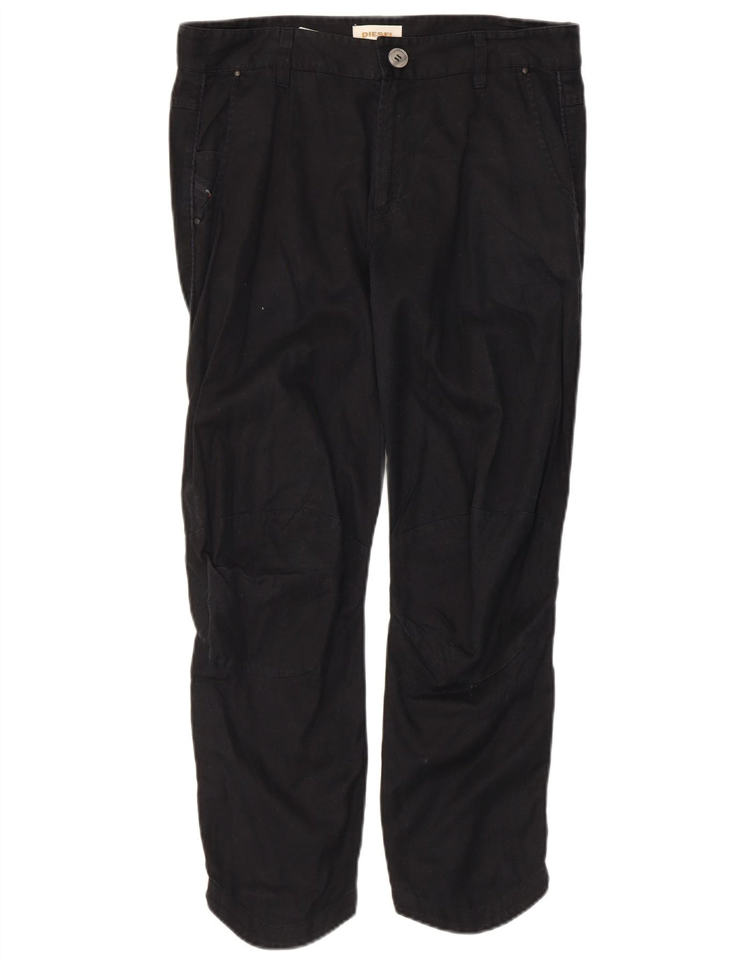 Pantalon court Diesel Femme W32 L25 Coton noir