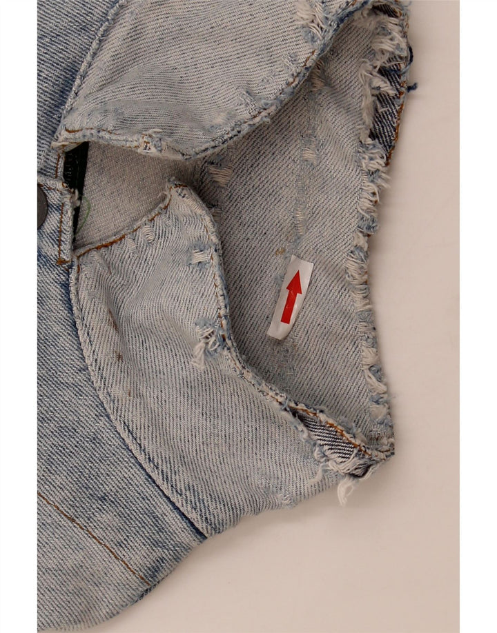 CHAMBERS Veste en jean courte pour femme UK 16 Large Bleu